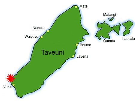 Taveuni Island Location